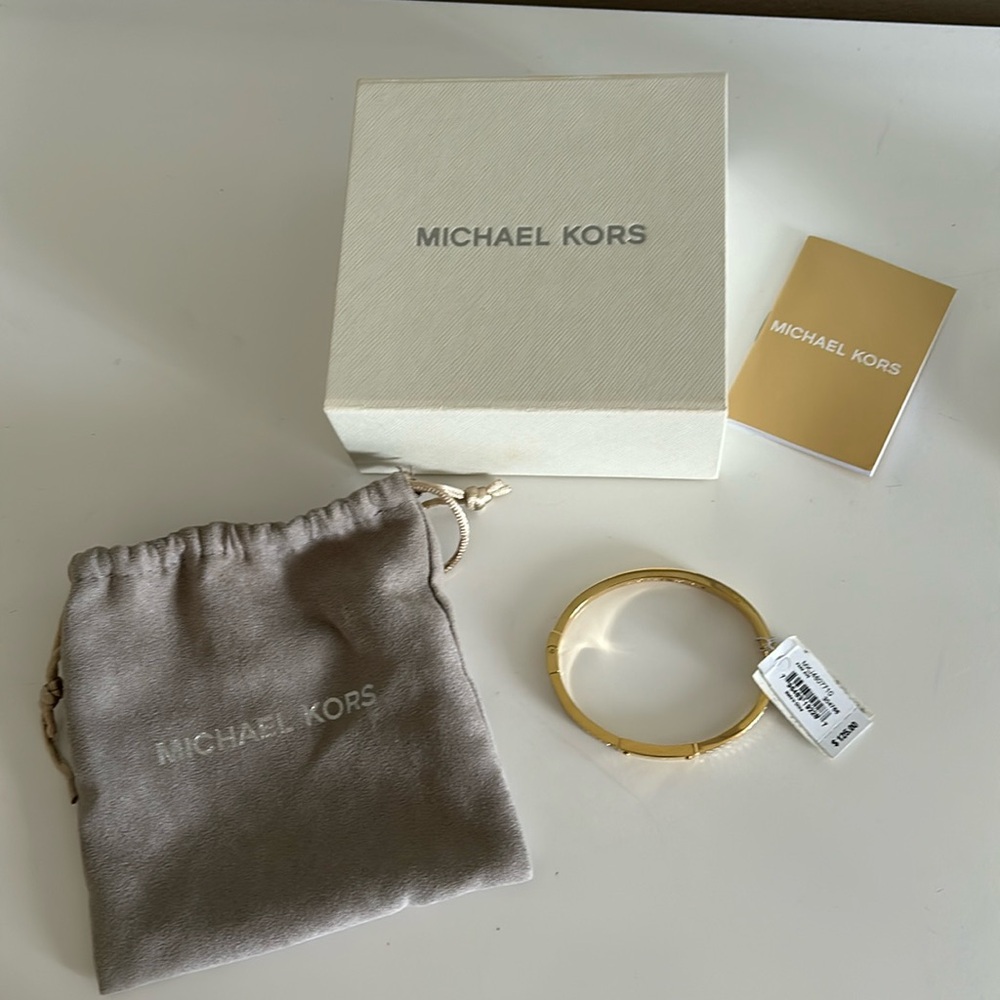 Michael Kors bangle bracelet.